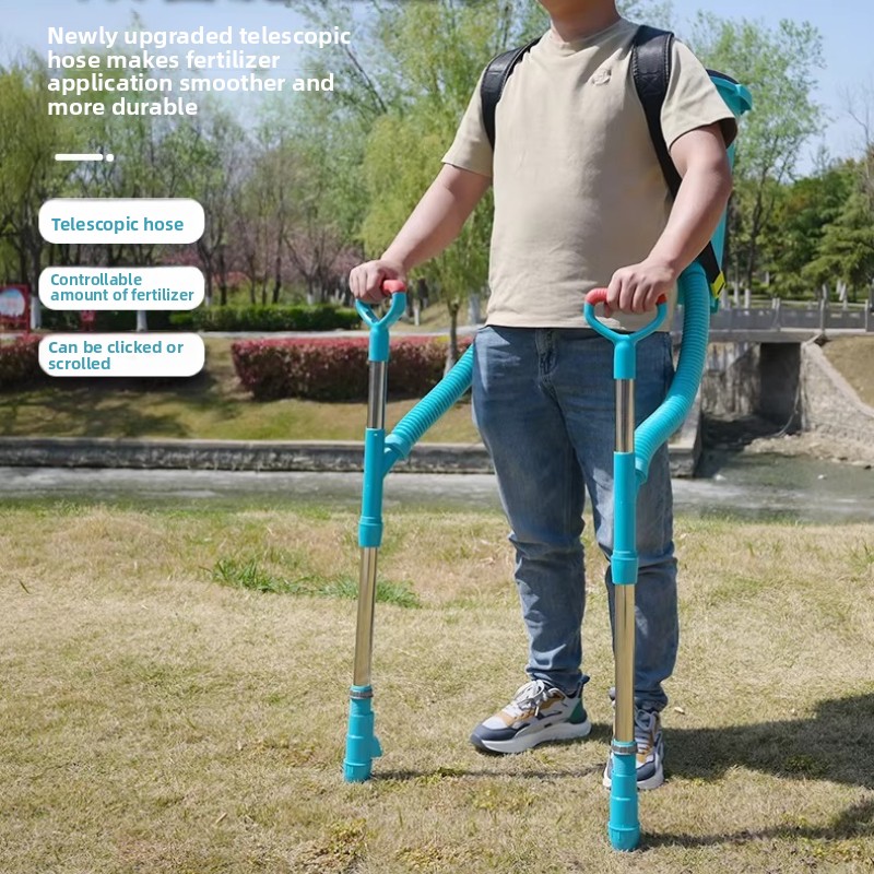 Grass Seed Spreader - أداة يدوية لتطبيق الأسمدة على الذرة،