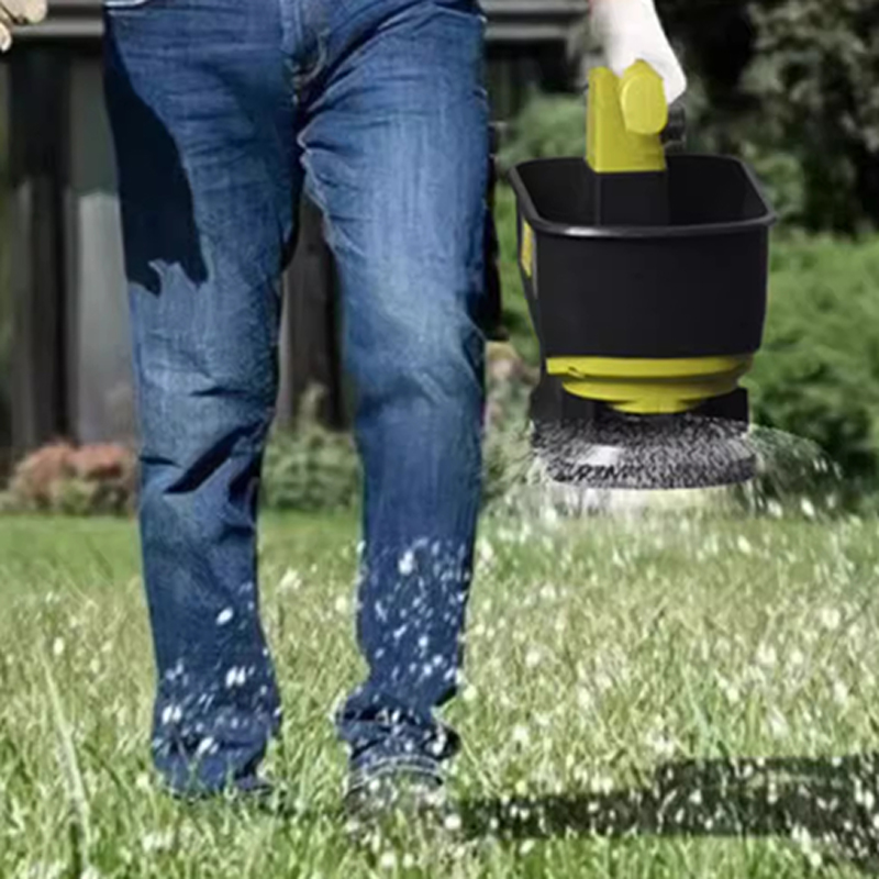 Grass Seed Spreader - آلة بذارة محمولة، مفرشة أوتوماتيكية، مفرشة